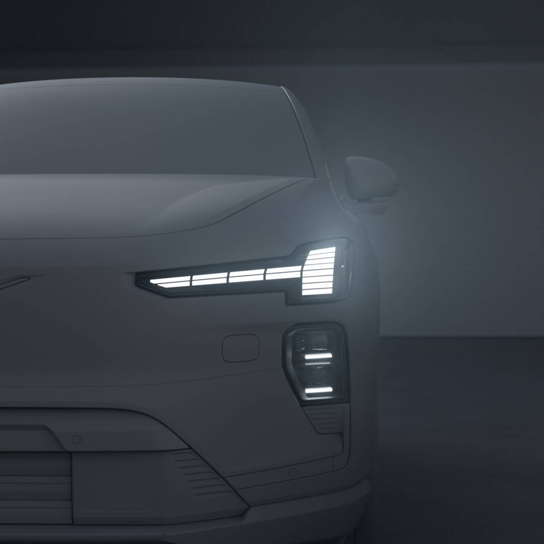 Matrix LED-lykter på Volvo EX60